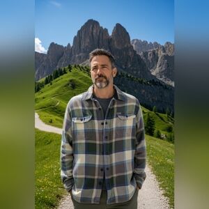 Orvis Men's Size Large Thermal Flannel Shirt Outdoor Cabin Wear